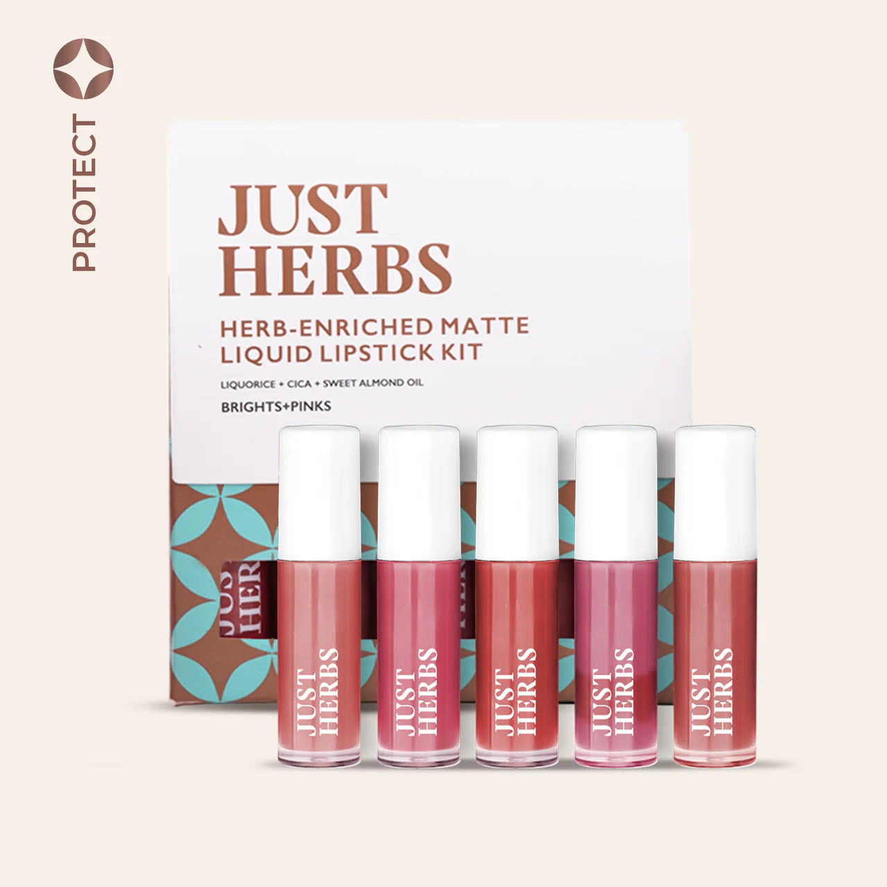 Just Herbs Herb Enriched Matte Liquid Lipstick Kit- Set of 5