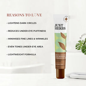 Just Herbs Nourishing Under Eye Gel with Green Tea and Carrot Seed