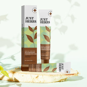 Just Herbs Nourishing Under Eye Gel with Green Tea and Carrot Seed