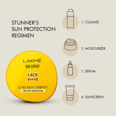 LAKMĒ SUN EXPERT ULTRA MATTE SPF 40 PA+++ COMPACT