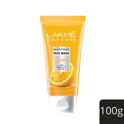 LAKMĒ BLUSH & GLOW LEMON FRESHNESS GEL FACE WASH WITH LEMON EXTRACTS