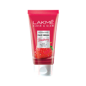 LAKMĒ BLUSH & GLOW STRAWBERRY FRESHNESS GEL FACE WASH WITH STRAWBERRY EXTRACTS