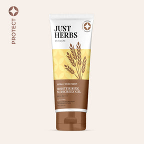Just Herbs Moisturising Sunscreen Gel with SPF 35+ PA++++ with Jojoba and Wheatgerm