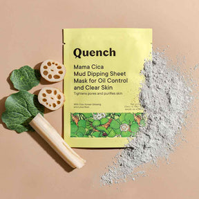Quench Mama Cica Mud Dipping Sheet Mask for Oil Control and Clear Skin - 23 ML