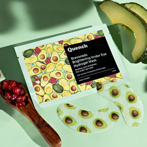 Quench Bravocado Brightening Under Eye Hydrogel Mask - 1 PAIR