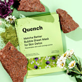 Quench Matcha Better Bubble Sheet Mask for Skin Detox - 21 ML