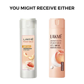 LAKMĒ PEACH MILK MOISTURIZER SPF 24 PA SUNSCREEN LOTION