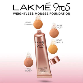 LAKMĒ 9 TO 5 WEIGHTLESS MOUSSE FOUNDATION