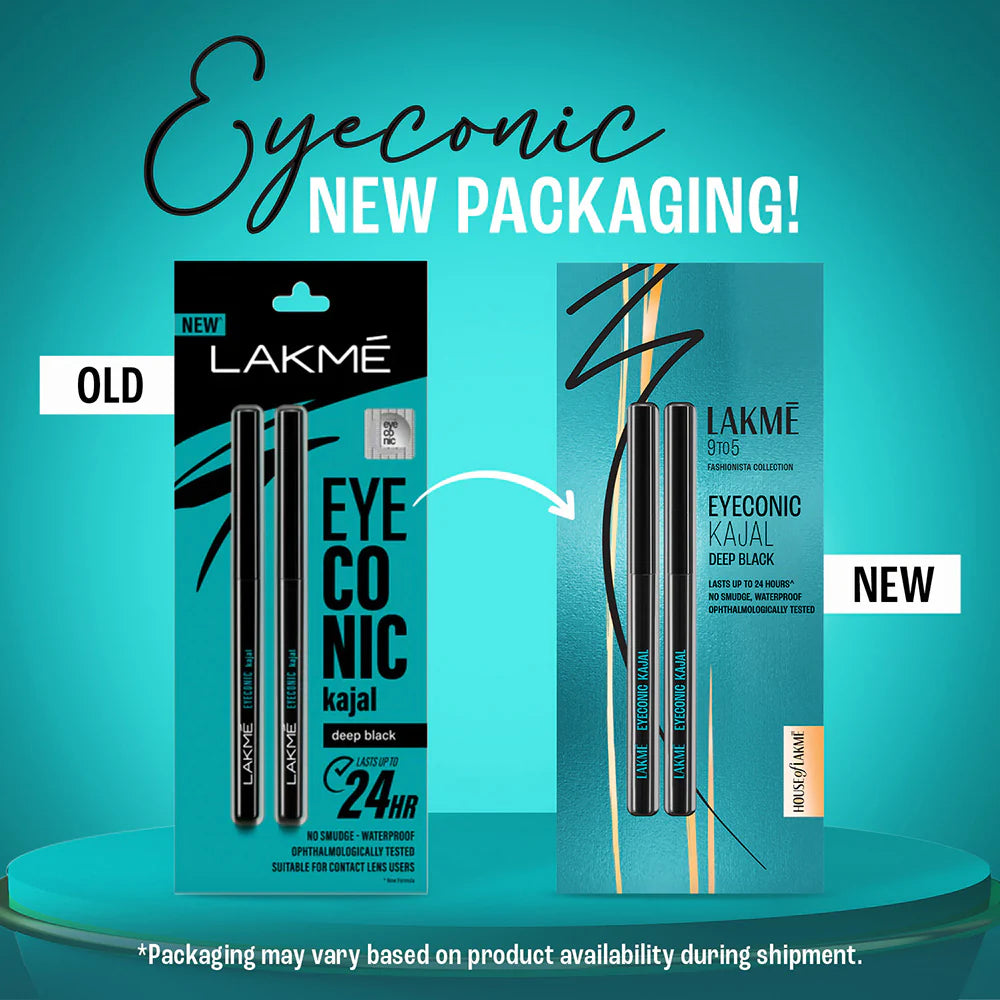 LAKMĒ EYECONIC KAJAL TWIN PACK