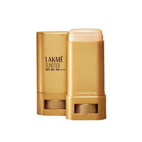 LAKMĒ SUN EXPERT INVISIBLE SUNSTICK, SPF 50 PA+++ FOR UVA/B, NO WHITE CAST, ON THE GO PROTECTION