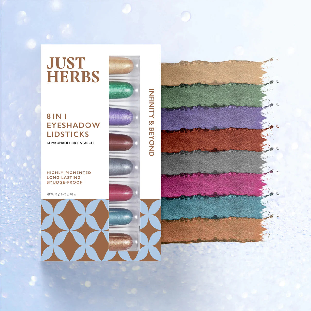 Just Herbs 8 in 1 Eyeshadow Lidsticks (Available in 2 Variants)