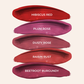 Just Herbs Full-Size Herb Enriched Matte Liquid Lipstick Kit - Set of 5