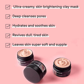 Quench Mon Cherry Brightening Pink Clay Mask - 50 ML