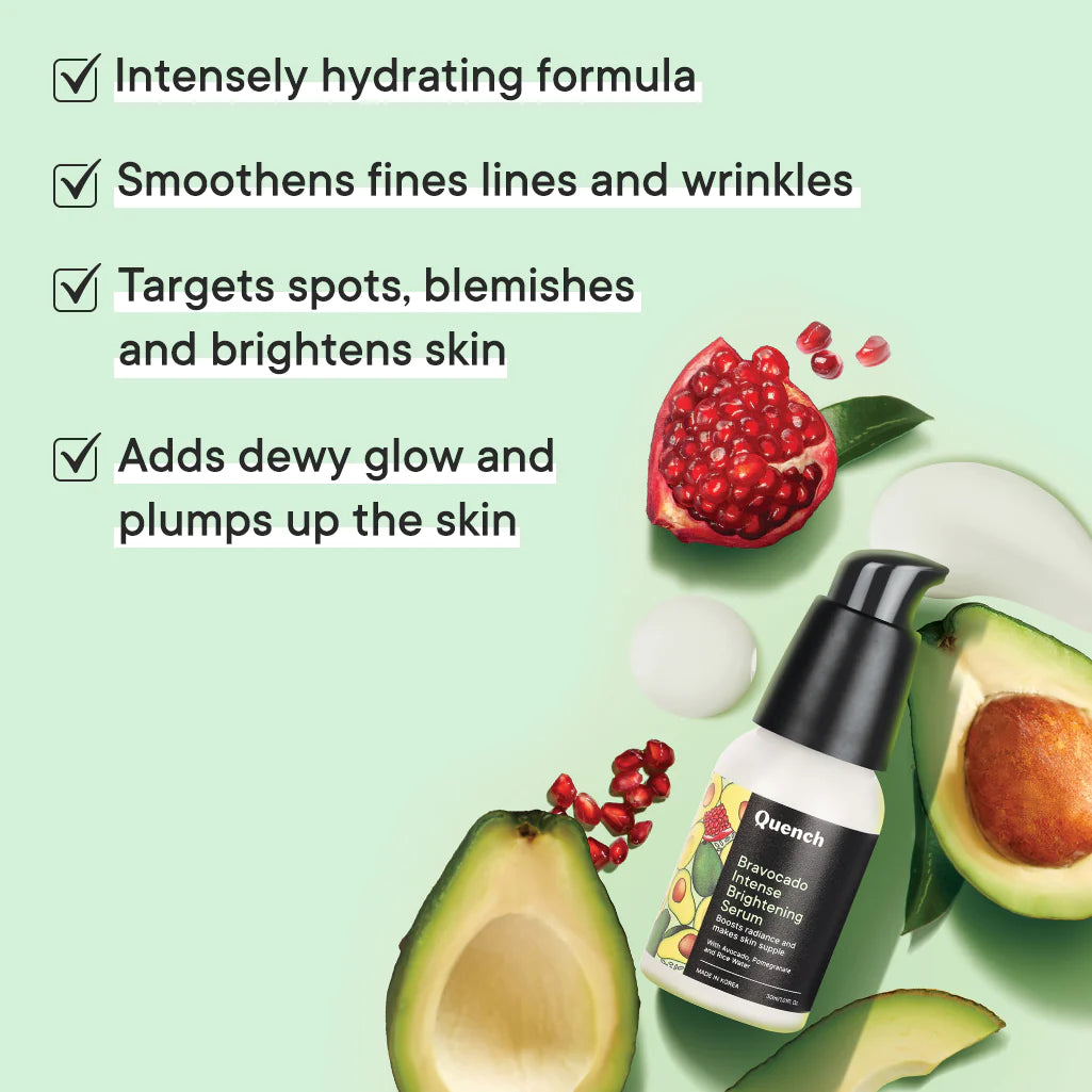 Quench Bravocado Intense Brightening Serum - 30 ML