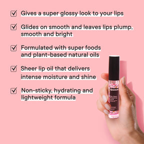 Quench Mon Cherry Illuminating Lip Oil - 5 ML