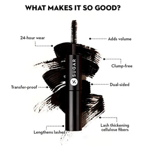 Sugar Double Date Extreme Volume Mascara Duo - 01 Blackjack