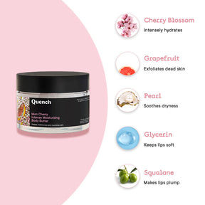 Quench Mon Cherry Intense Moisturizing Body Butter - 100 ML