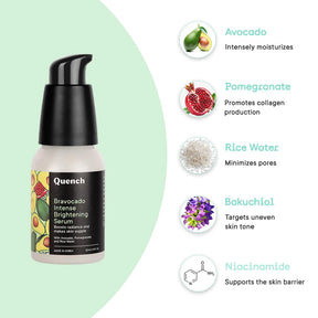 Quench Bravocado Intense Brightening Serum - 30 ML