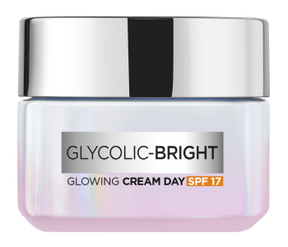 L’Oréal Paris Glycolic Bright Day Cream with SPF 17,