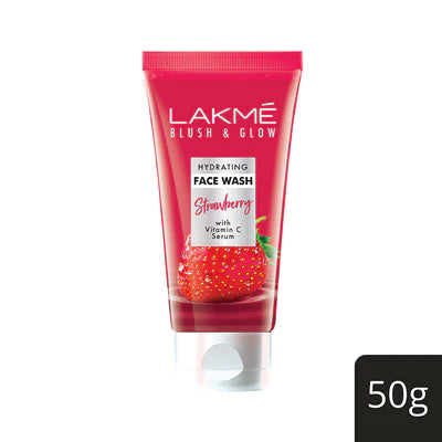 LAKMĒ BLUSH & GLOW STRAWBERRY FRESHNESS GEL FACE WASH WITH STRAWBERRY EXTRACTS