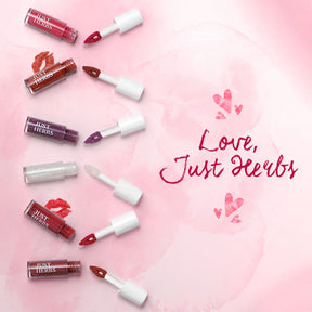 JUST HERBS Serum-Infused Lip Gloss - Soft Lush