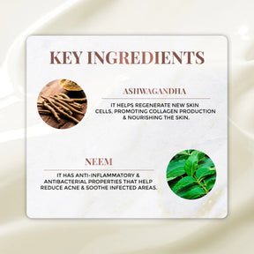 Just Herbs Ultra Moisturising Herbal Cream with Ashwagandha and Neem