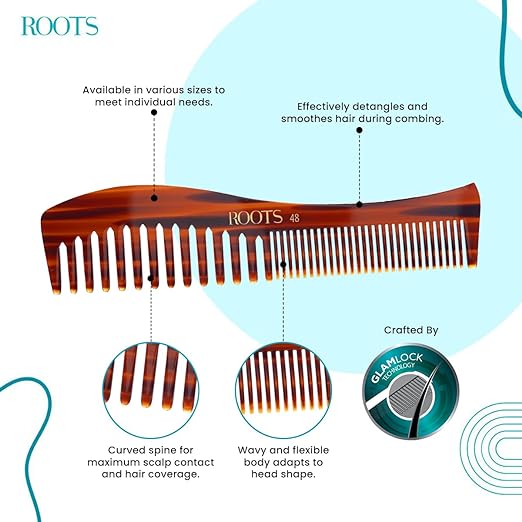 Roots - Classic - Dressing Combs - For Men & Women - 48