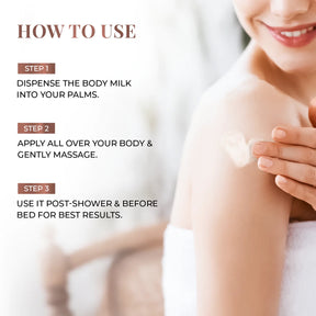 Just Herbs Ultra Hydrating Body Milk with Saffron and Malai