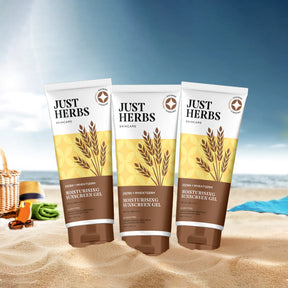 Just Herbs Moisturising Sunscreen Gel with SPF 35+ PA++++ with Jojoba and Wheatgerm