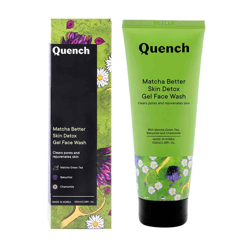 Quench Matcha Better Skin Detox Gel Face Wash - 100 ML