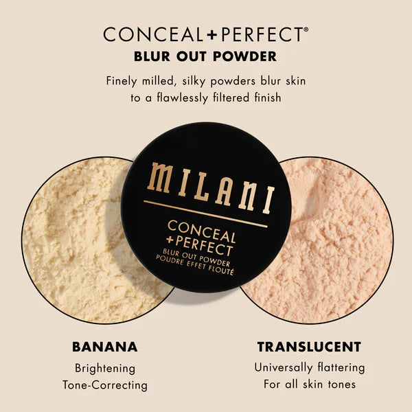 Milani CONCEAL + PERFECT BLUR OUT POWDER