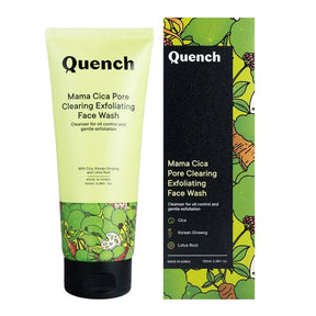 Quench Mama Cica Pore Clearing Exfoliating Face Wash - 100 ML