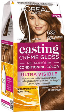 L'Oreal Paris Casting Crème Gloss Ultra Visible Light Golden Brown