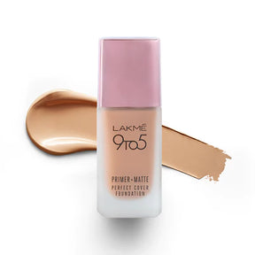 LAKMÉ 9 TO 5 PRIMER + MATTE PERFECT COVER FOUNDATION