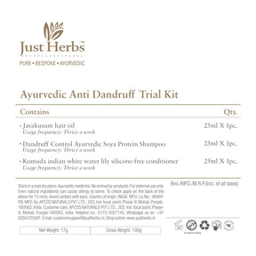 Just Herbs Ayurvedic Anti Dandruff Trial Kit