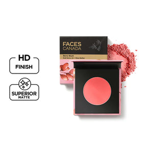 Facescanada Berry Blush Lightweight ultra-matte blushes