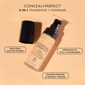 Milani CONCEAL + PERFECT 2-IN-1 FOUNDATION AND CONCEALER