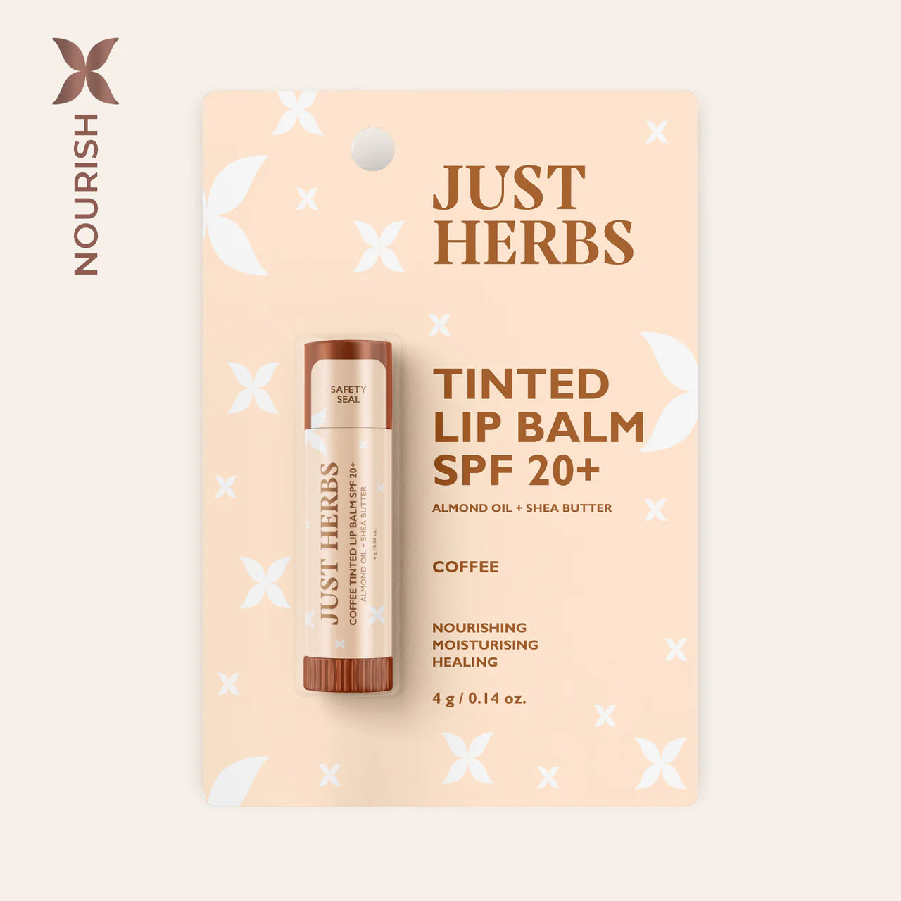 Just Herbs Tinted Lip Balms SPF 20+