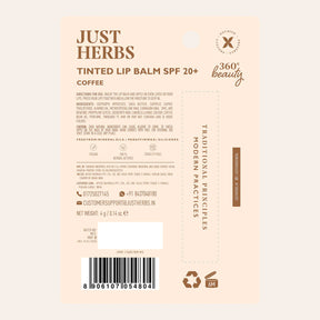 Just Herbs Tinted Lip Balms SPF 20+