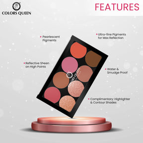 Colors Queen Ultra Professional Blush Palette