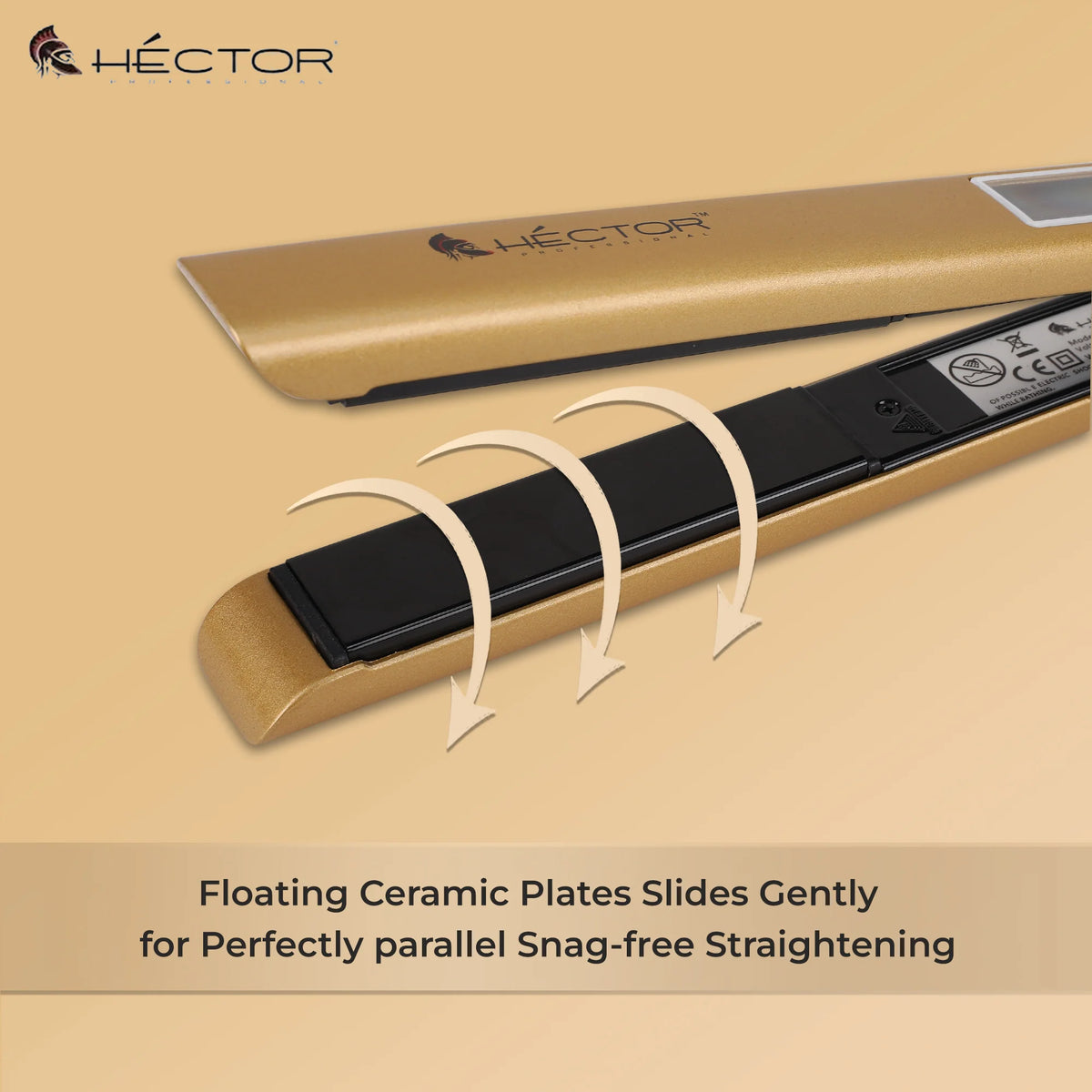 Hector Professional I Touch Hair Straightener - Slim