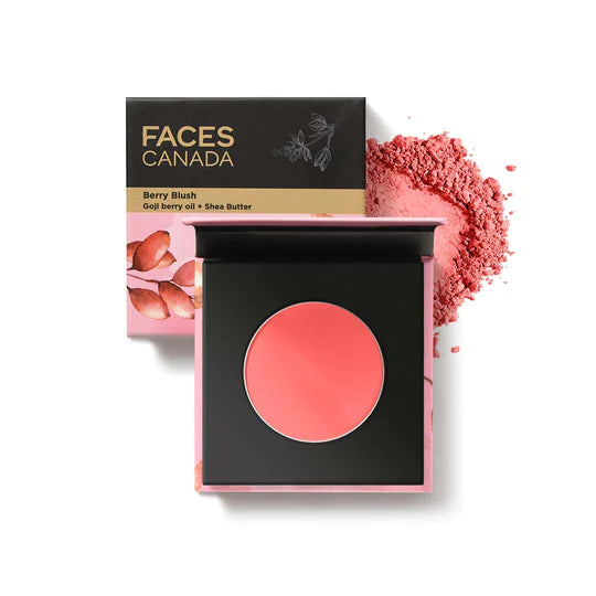 Facescanada Berry Blush Lightweight ultra-matte blushes