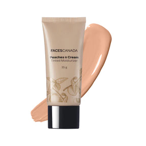 facescanada Peaches N Cream Tinted Moisturizer - Light Extremely light tinted face moisturizer