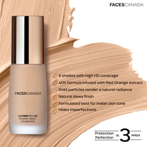 Facescanada Ultime Pro HD Runway Ready Foundation HD Foundation for powerful radiance