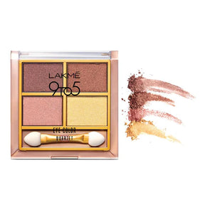 LAKMĒ 9TO5 EYE COLOR QUARTET EYE SHADOW - DESERT ROSE