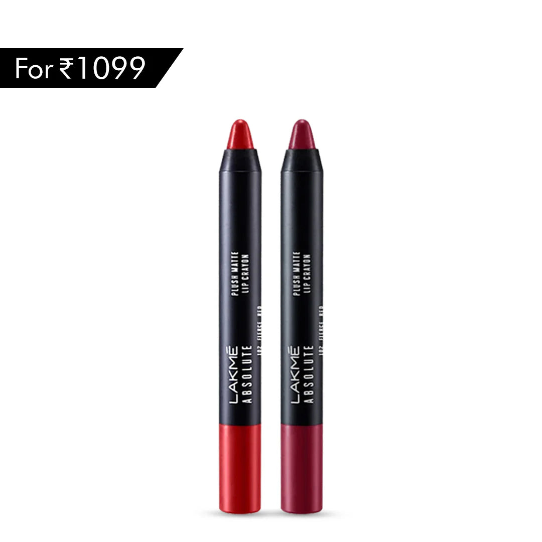 LAKMĒ MATTE CRAYON SET OF 2