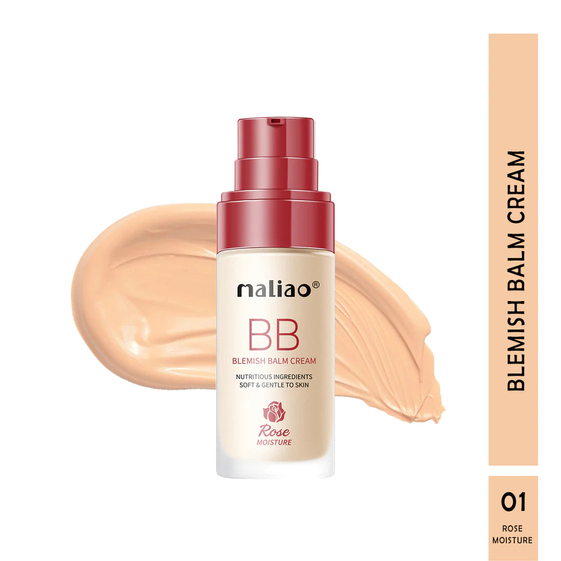 Maliao BB Blemish Balm Rose Moisture Foundation - Radiant Complexion