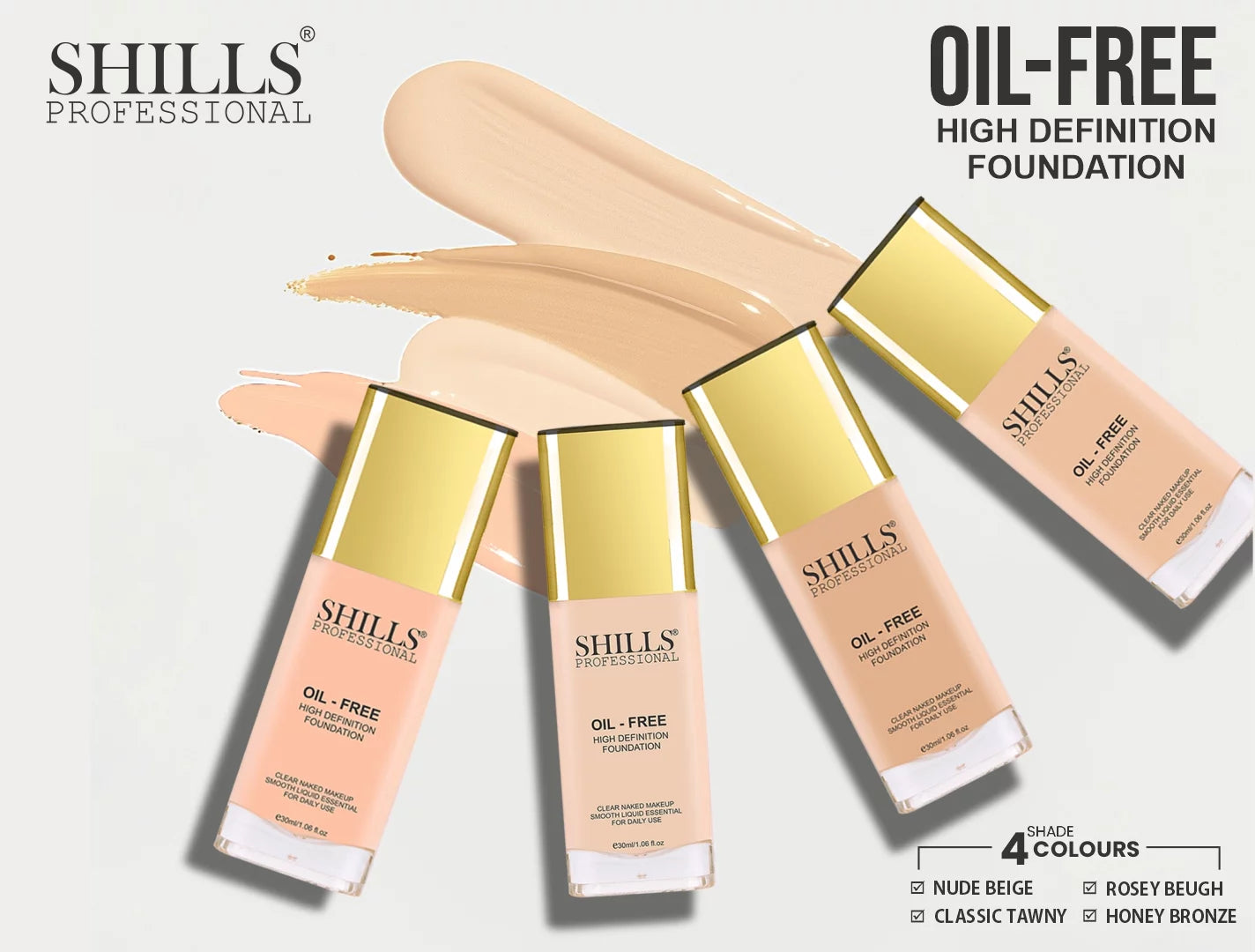 Shills Professional Oil-Free High Definition Foundation