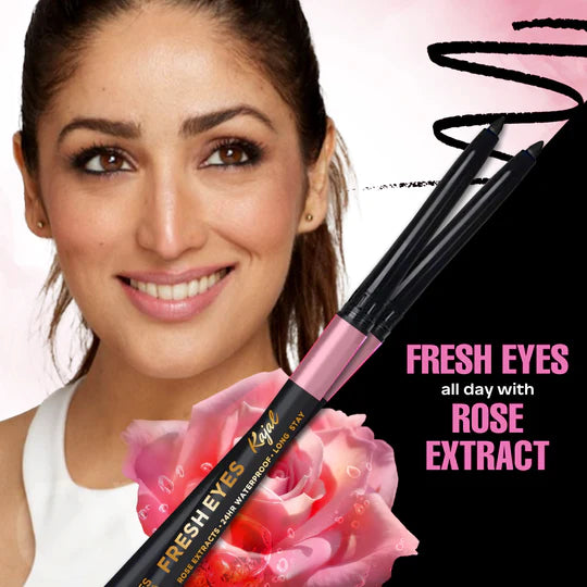 Facescanada Fresh Eyes Kajal Super Black, yet Fresh Eyes All-Day