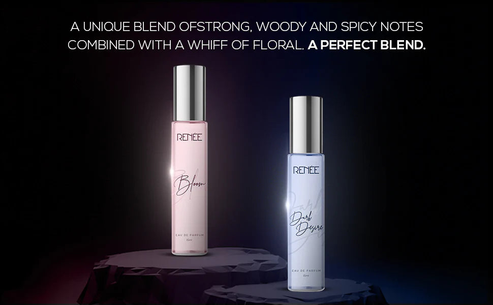RENEE Eau De Parfum Premium Fragrance Set - Bloom & Dark Desire 15ml Each